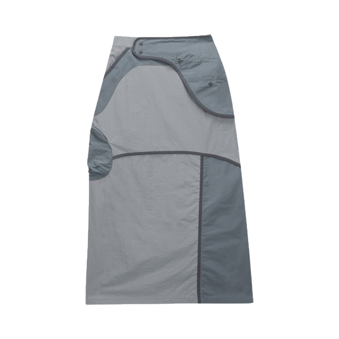 아트오브필드 플랩 포켓 롱 스커트 블루