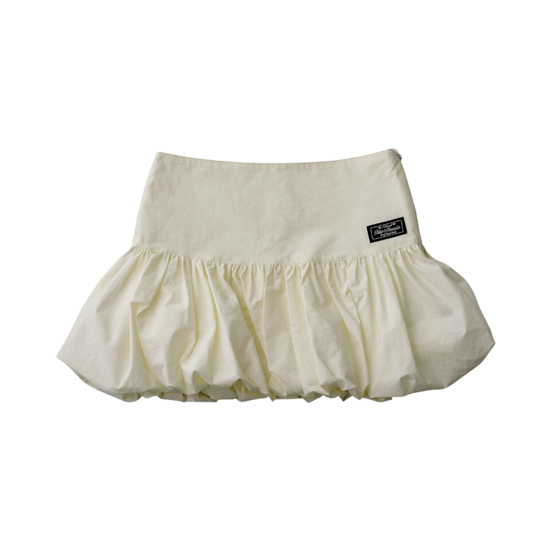 배드블루 벌룬 미니 스커트 크림(BadBlue Balloon Mini Skirt Cream)