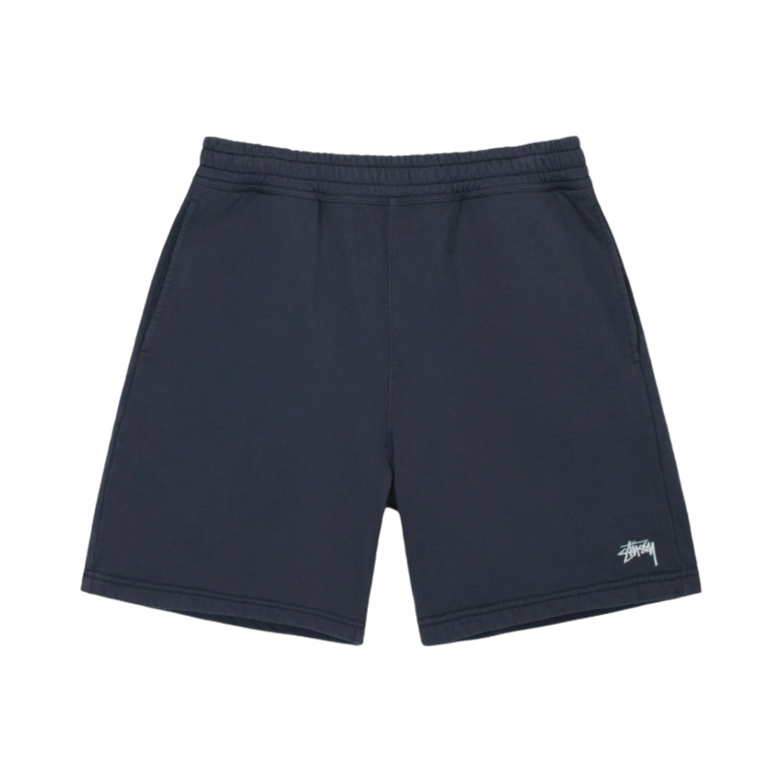 스투시 오버다이드 스탁 로고 쇼츠 네이비(Stussy Overdyed Stock Logo Shorts Navy) - 1