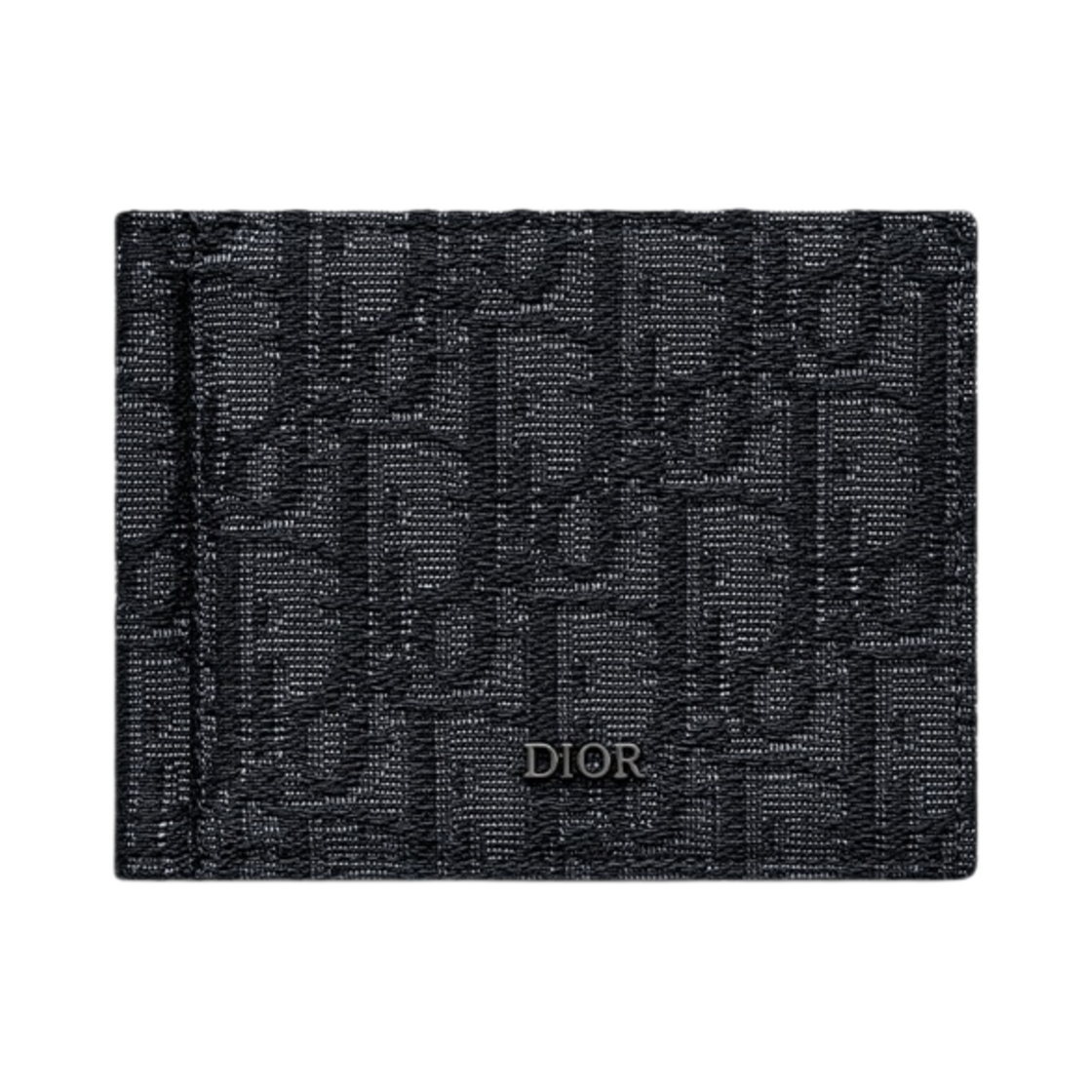 디올 지갑 빌 클립 블랙 디올 오블리크 자카드(Dior Wallet Bill Clip Black Dior Oblique Jacquard)