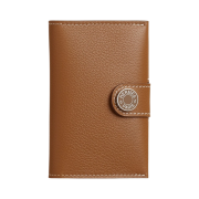 Hermes R.M.S Card Holder Evercolor & Palladium Gold