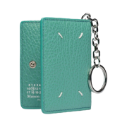 Maison Margiela Four Stitches Keyring Card Holder Vert D'eau