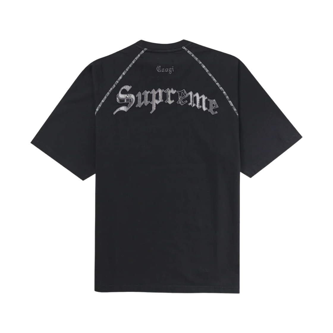 슈프림 x 쿠지 래글런 숏슬리브 탑 블랙 - 23SS(Supreme x Coogi Raglan S/S Top Black - 23SS) - 2
