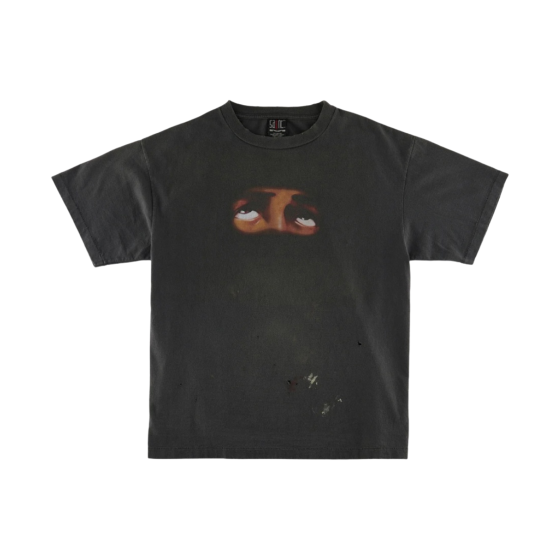 세인트 마이클 아이즈 숏슬리브 티셔츠 블랙 - 23SS(Saint Mxxxxxx Eyes S/S T-Shirt Black - 23SS) - 1