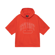 Stussy SS Boxy Cropped Hoodie Orange