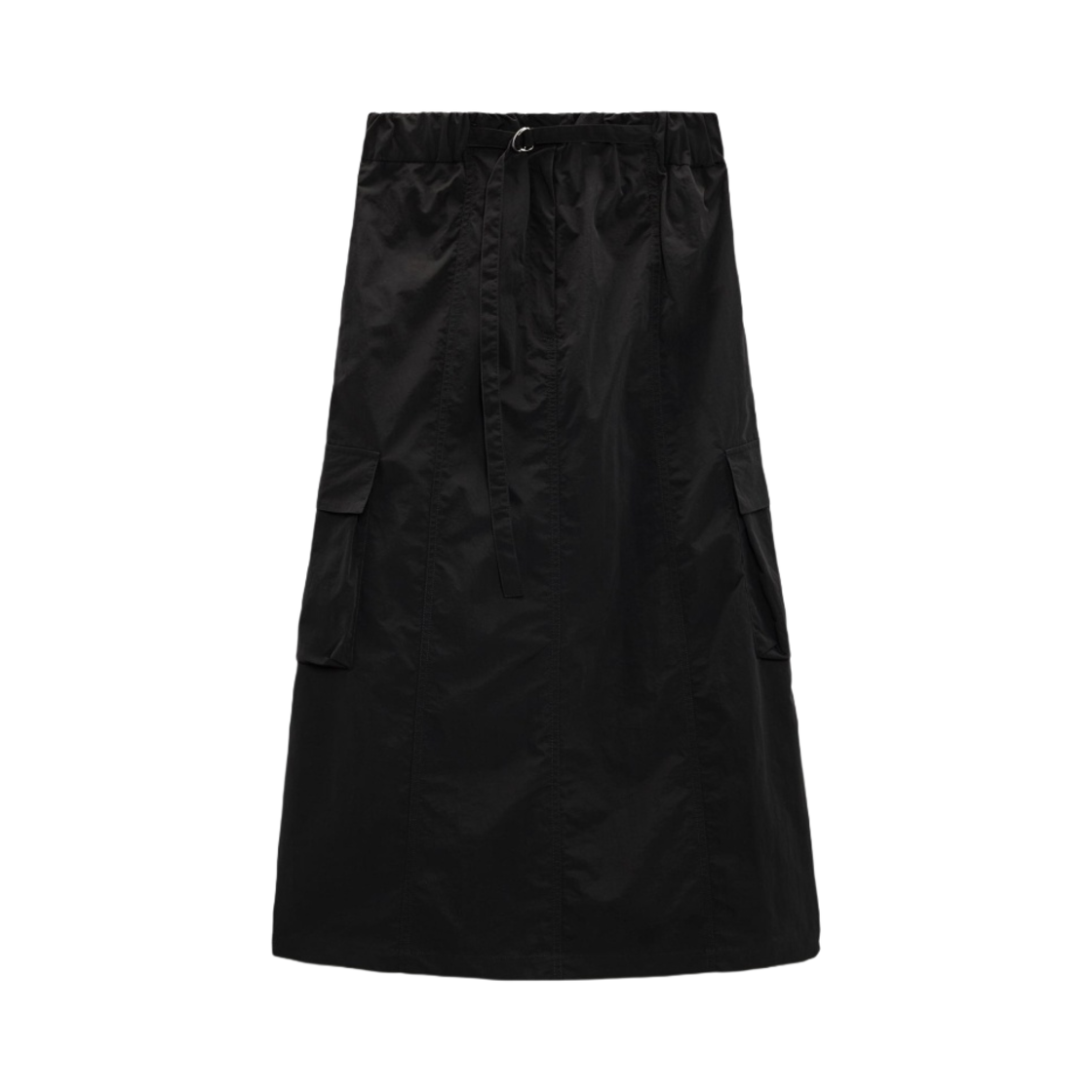 (W) 자라 나일론 카고 스커트 블랙((W) Zara Nylon Cargo Skirt Black) - 1