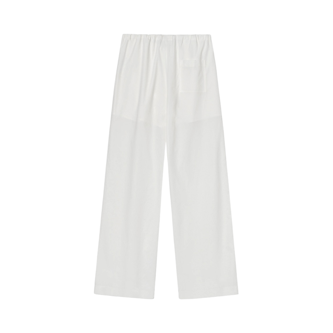 (W) 글로니 윌셔 코튼 팬츠 화이트((W) Glowny WilShire Cotton Pants White) - 1