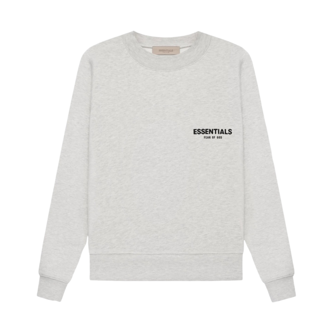 에센셜 더 코어 컬렉션 크루넥 스웨트셔츠 라이트 오트밀(Essentials The Core Collection Crewneck Sweatshirt Light Oatmeal)