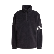 Adidas Neuclassics Polar Fleece Half-Zip Sweatshirt Black - KR Sizing