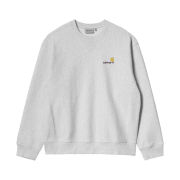 Carhartt WIP American Script Sweatshirt Ash Heather