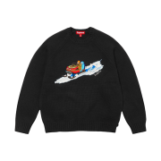 Supreme Snowmobile Sweater Black - 24FW