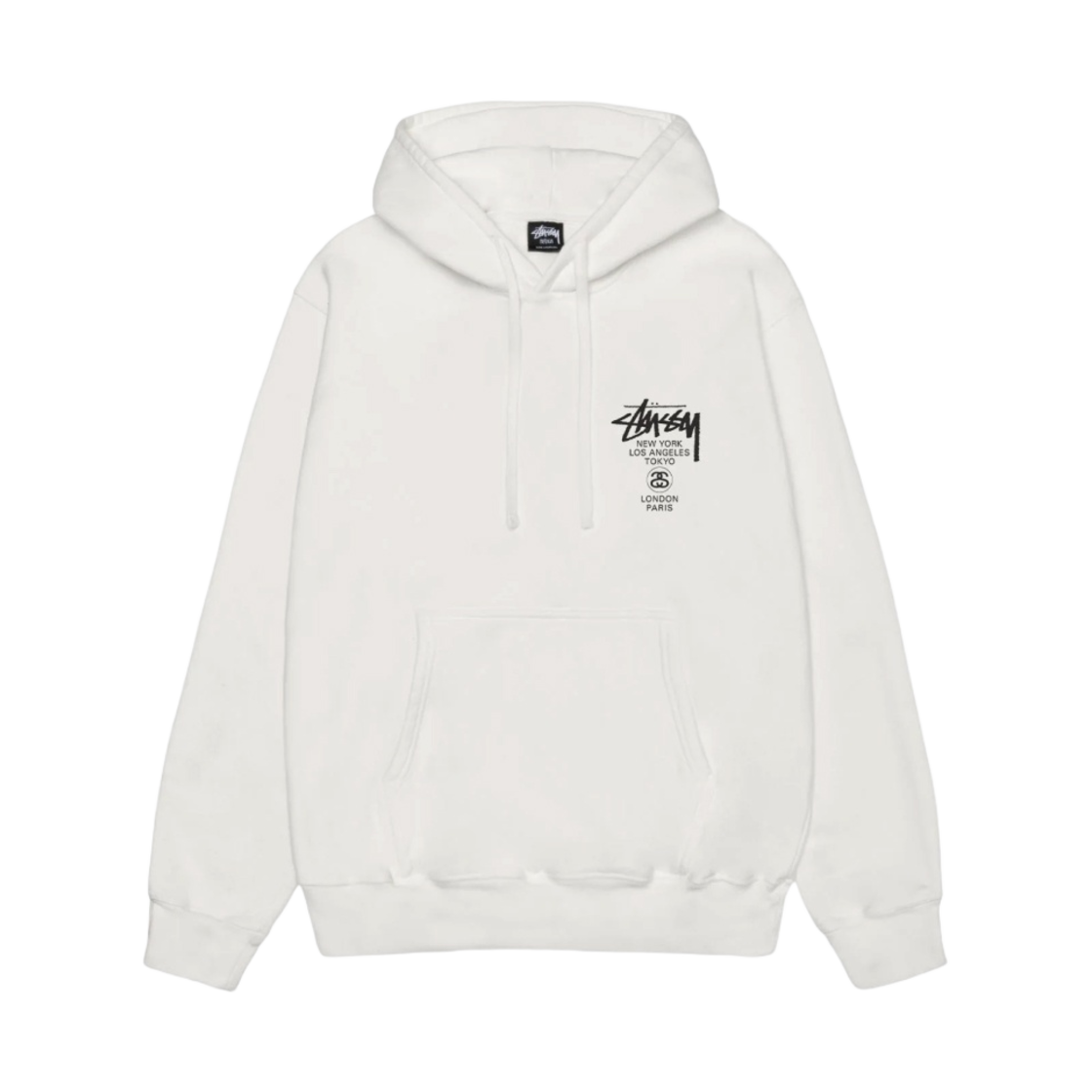 스투시 월드투어 후드 피그먼트 다이드 내츄럴 | Stussy | KREAM