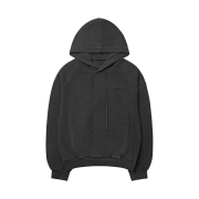 Juun.J Cotton Stitch Garment Dyeing Hoodie Grey - 23FW