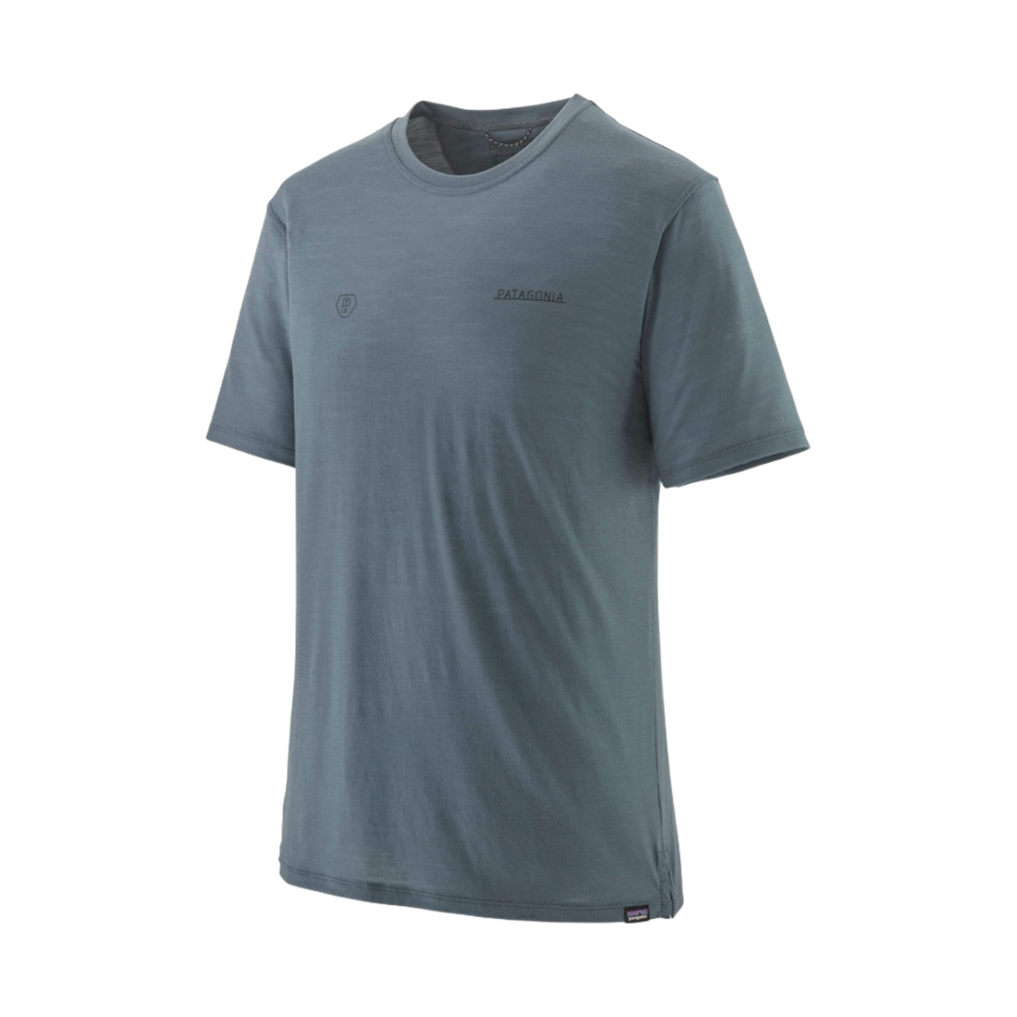 파나고니아 캐필린 쿨 메리노 그래픽 티셔츠 포지 마크 아이콘 플룸 그레이(Patagonia Capilene Cool Merino Graphic T-Shirt Forge Mark Icons Plume Grey) - 1