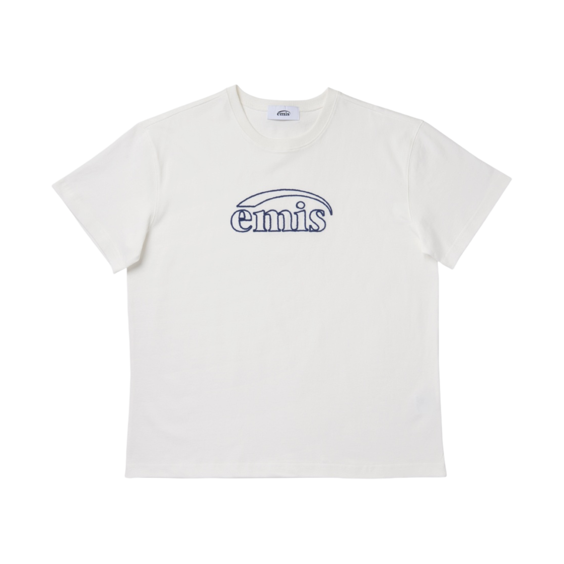 - Emis Chain Stitch T-Shirt White