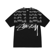 Stussy Locations Pigment Dyed T-Shirt Black
