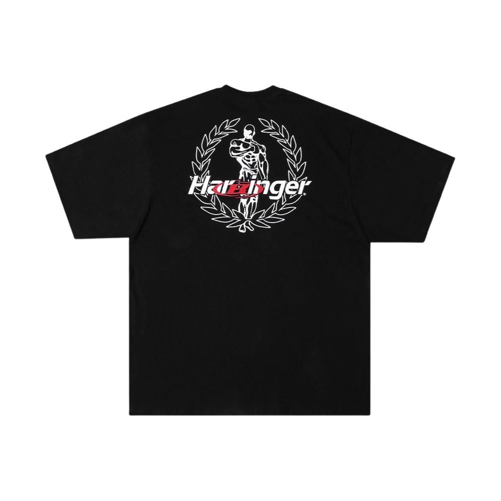 본투윈B X H 오버핏 티셔츠 블랙