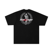 BORN TO WINB X H Over Fit T-Shirts Black