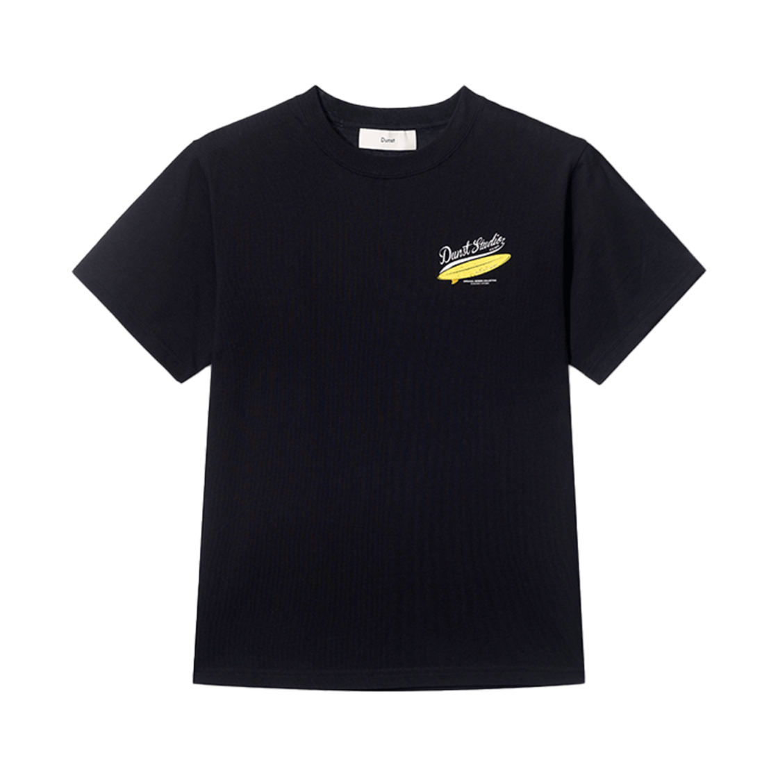 UDTS5B133BK_M_ Dunst Unisex Summer Holiday Surf Board T-Shirt Black