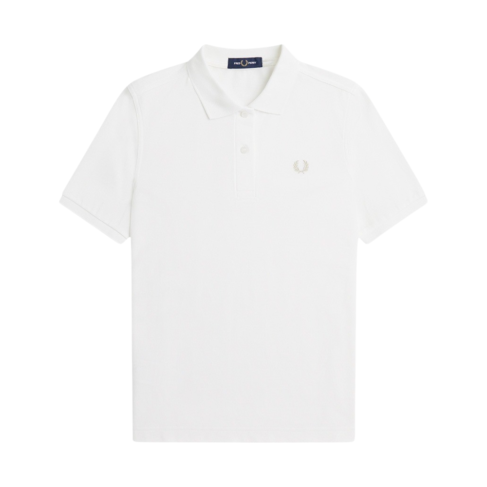 AFPF2416000-B34 Fred Perry Womens G6000 Plain Fred Perry Shirt Snow White/Oatmeal