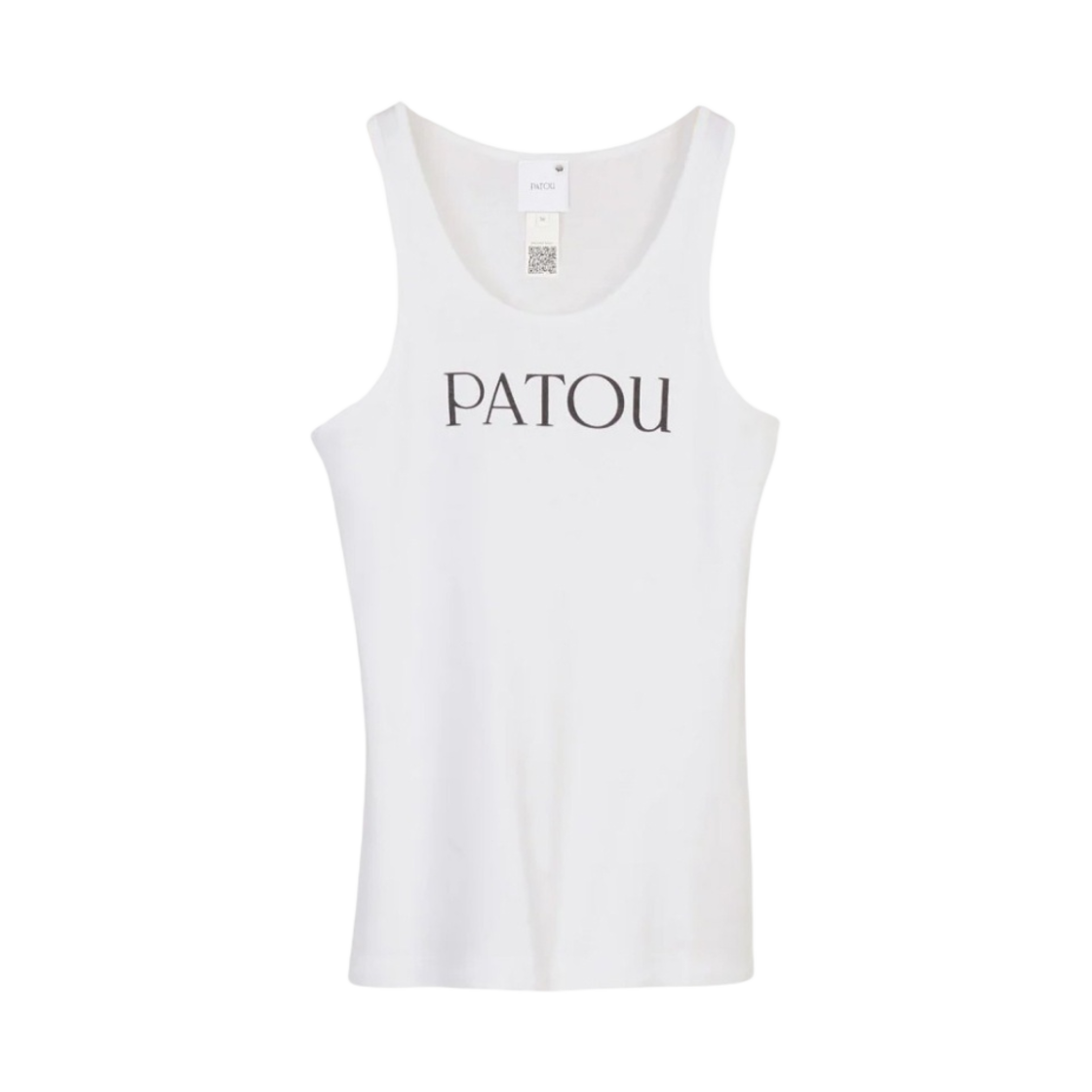 (W) 파투 오가닉 코튼 탱크탄 화이트((W) Patou Tank Top in Organic Cotton White)