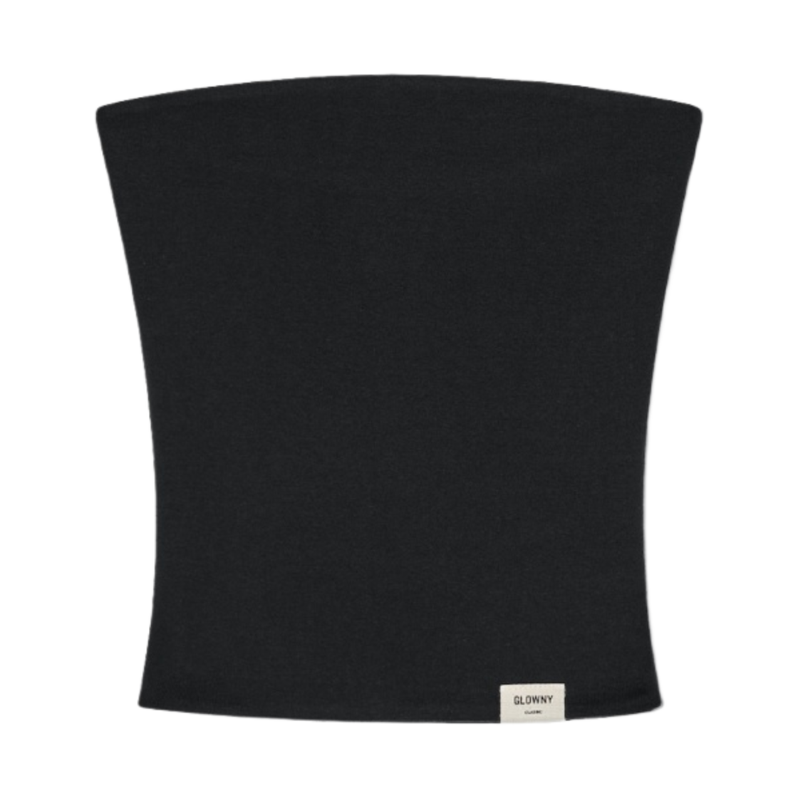 (W) 글로니 지 클래식 튜브 탑 블랙((W) Glowny G Classic Tube Top Black) - 1