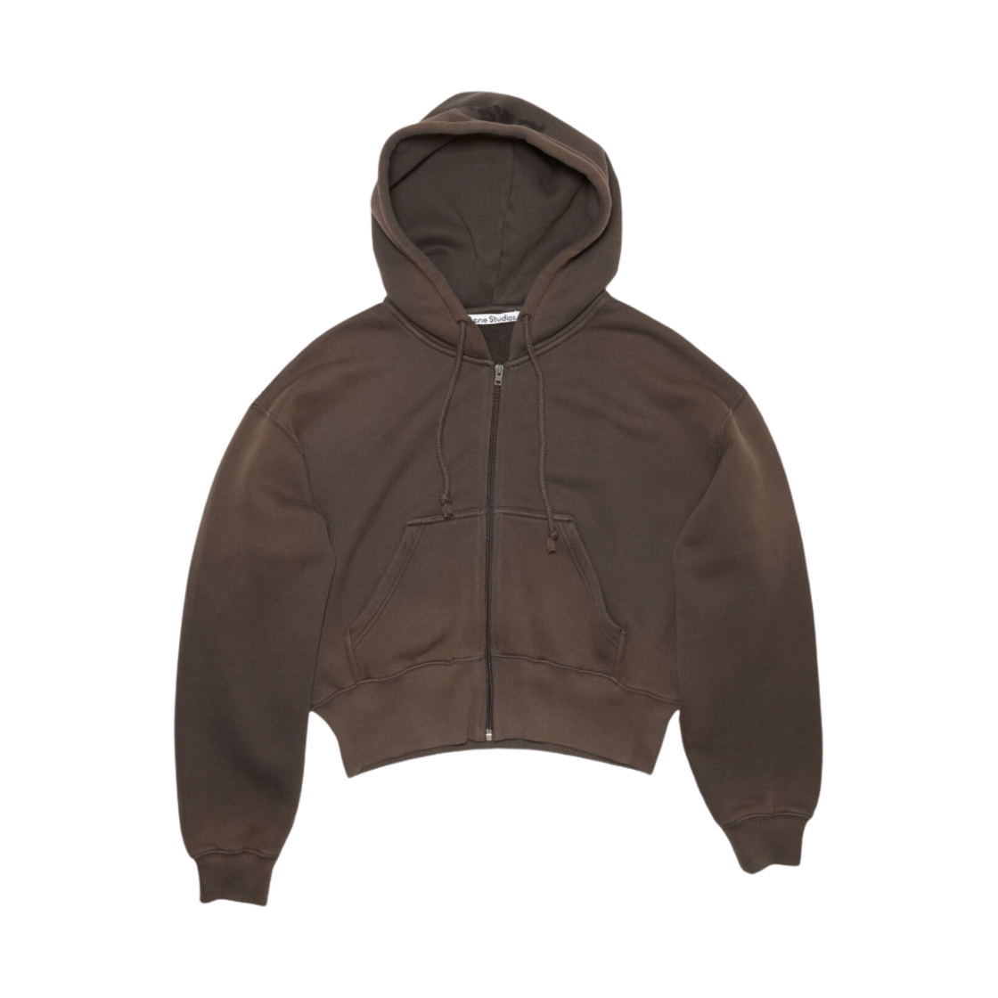 (W) 아크네 스튜디오 다이드 지퍼 자켓 엄버 브라운((W) Acne Studios Dyed Zippered Jacket Umber Brown) - 1