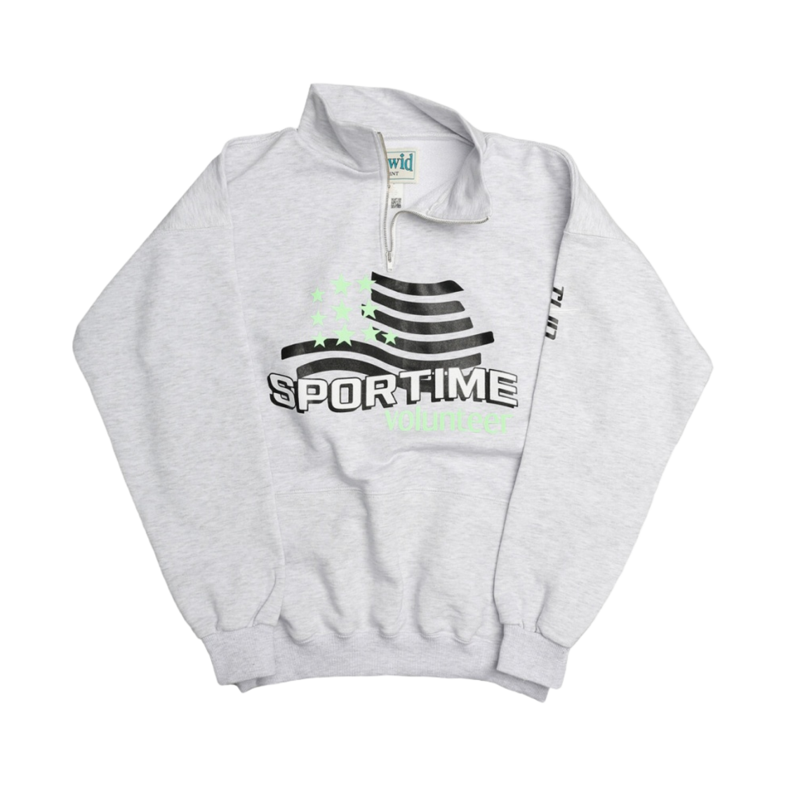 트위드 데이 셋 업 하프 집 풀오버 멜란지(Tuewid Day Set Up Half Zip Pullover Melange)