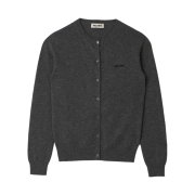 (W) Miu Miu Cashmere Knit Cardigan Slate Grey