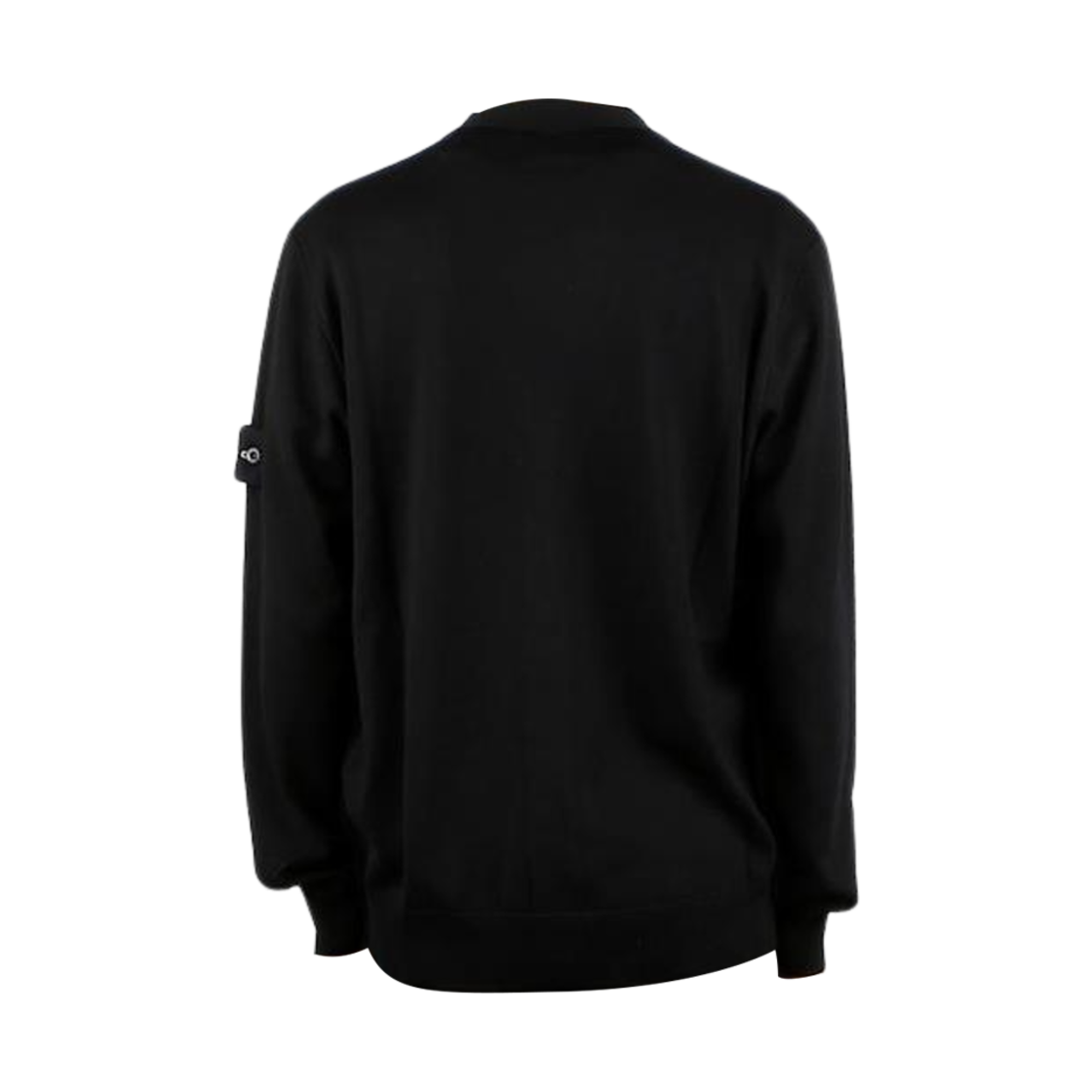 스톤 아일랜드 511C4 컴퍼스 패치 울 가디건 블랙 - 24FW(Stone Island 511C4 Compass Patch Wool Cardigan Black - 24FW) - 2