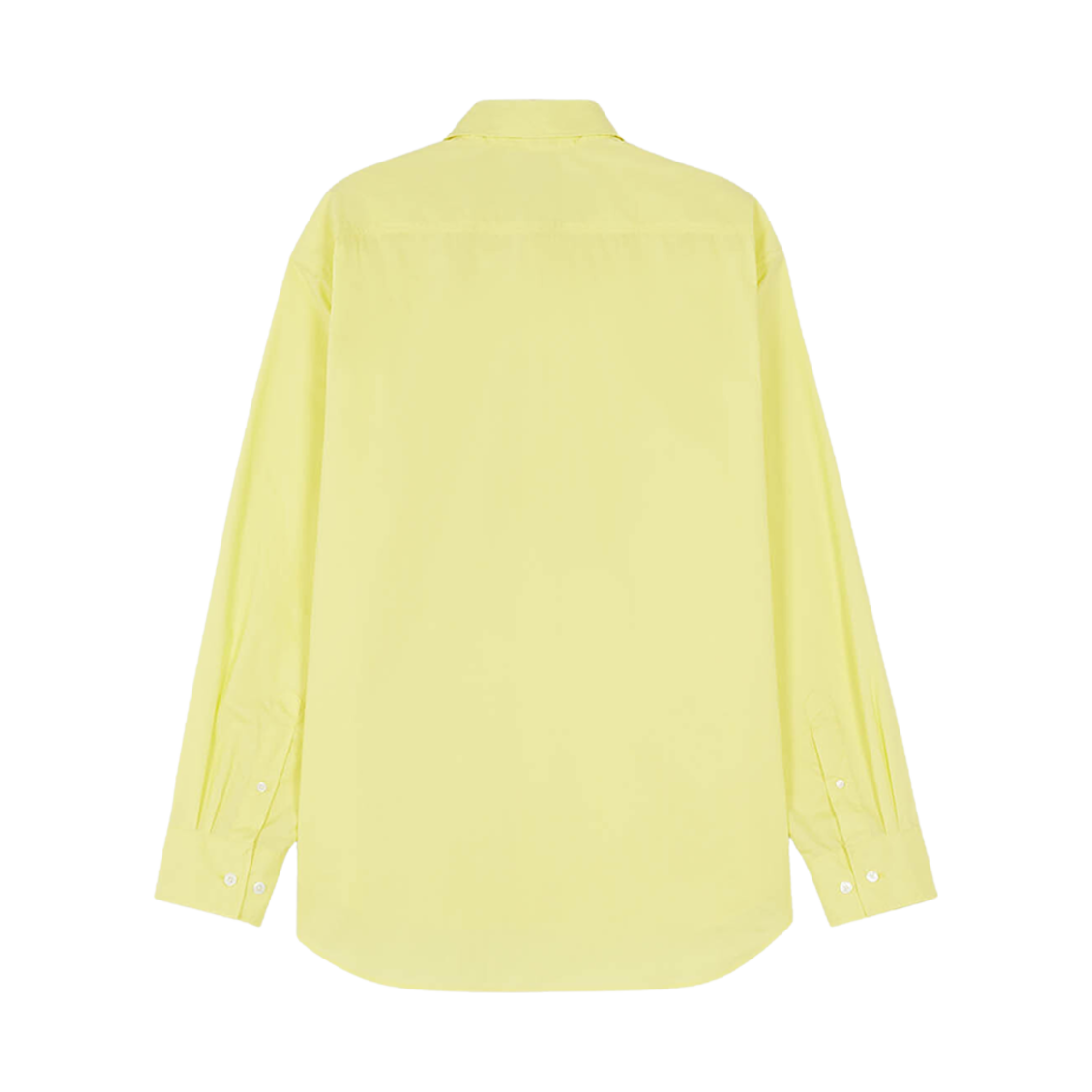 메종 키츠네 폭스 헤드 패치 캐주얼 셔츠 레몬(Maison Kitsune Fox Head Patch Casual Shirt Lemon) - 2