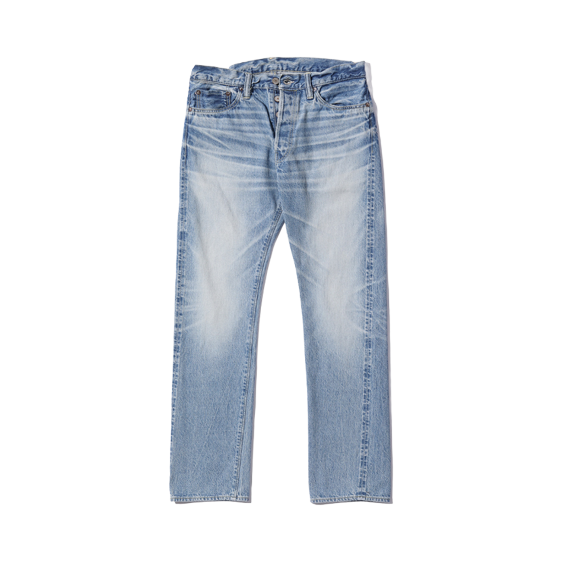 슈가 케인 12온즈 데님 1947 에이지드 모델 타입-III 슬림 핏 라이트 블루(Sugar Cane 12 oz. Denim 1947 Aged Model Type-III Slim Fit Light Blue)