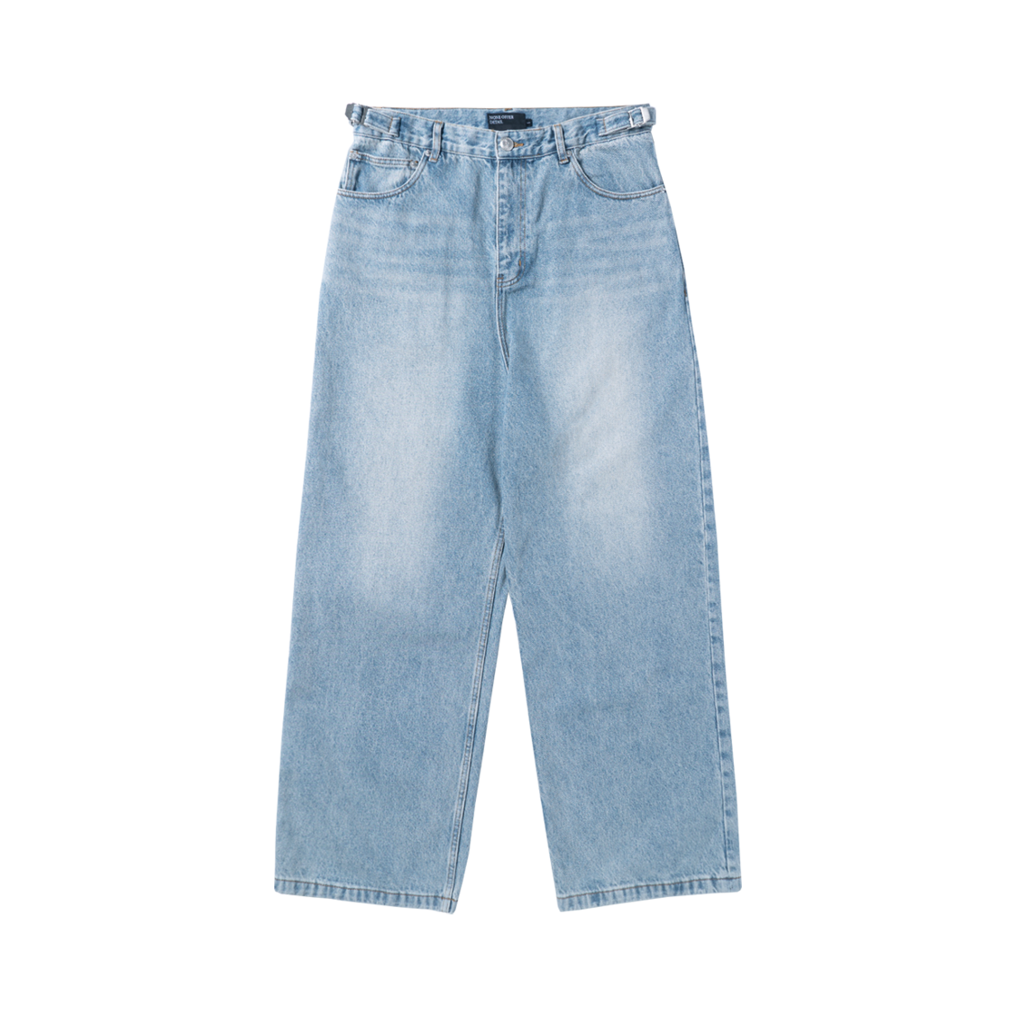 노드 와이드 배기 데님 팬츠 라이트 블루(NOD Wide Baggy Denim pants Light blue)
