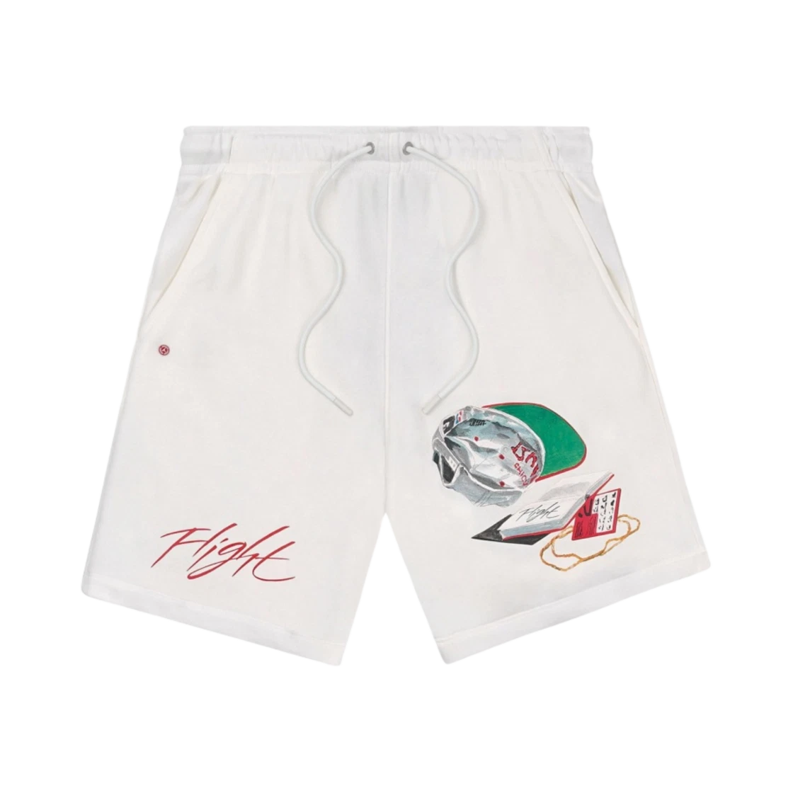 Jordan Jordan Flight Artist Series By Jacob Rochester Fleece Shorts Sail - Asia · XXXL
