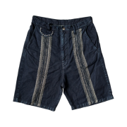 Kapital 12 oz. Yagasuri Jacquard Denim Shorts Indigo
