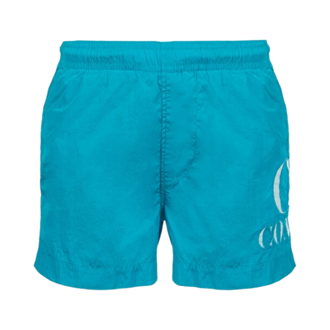(키즈) C.P. Company U16 크롬-R 로고 스윔 쇼츠 타일 블루 - 23SS((Kids) C.P. Company U16 Chrome-R Logo Swim Shorts Tile Blue - 23SS) - 1