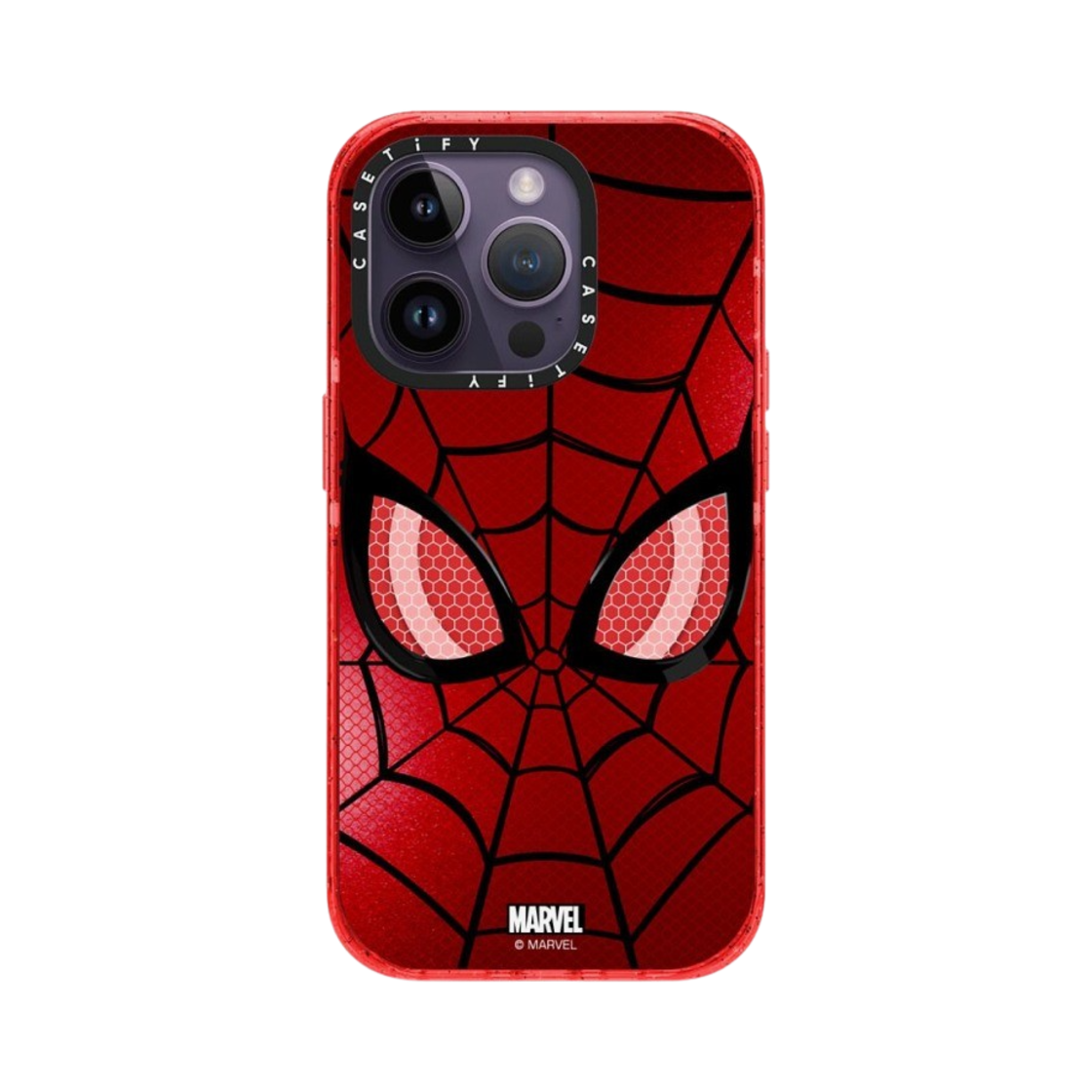 케이스티파이 x 마블 아이폰 스파이더맨 마스크 맥세이프 임팩트 케이스 반투명 워터멜론(Casetify x Marvel iPhone Spider-Man Mask Magsafe Impact Case Sheer Watermelon) - 2