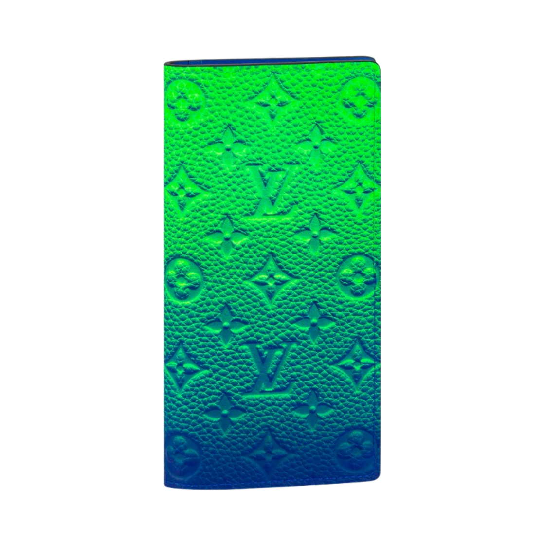 루이비통 브라짜 월렛 토뤼옹 모노그램 블루 그린(Louis Vuitton Brazza Wallet Taurillon Monogram Blue Green) - 1