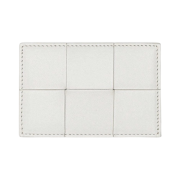 Bottega Veneta Leather Credit Card Case White