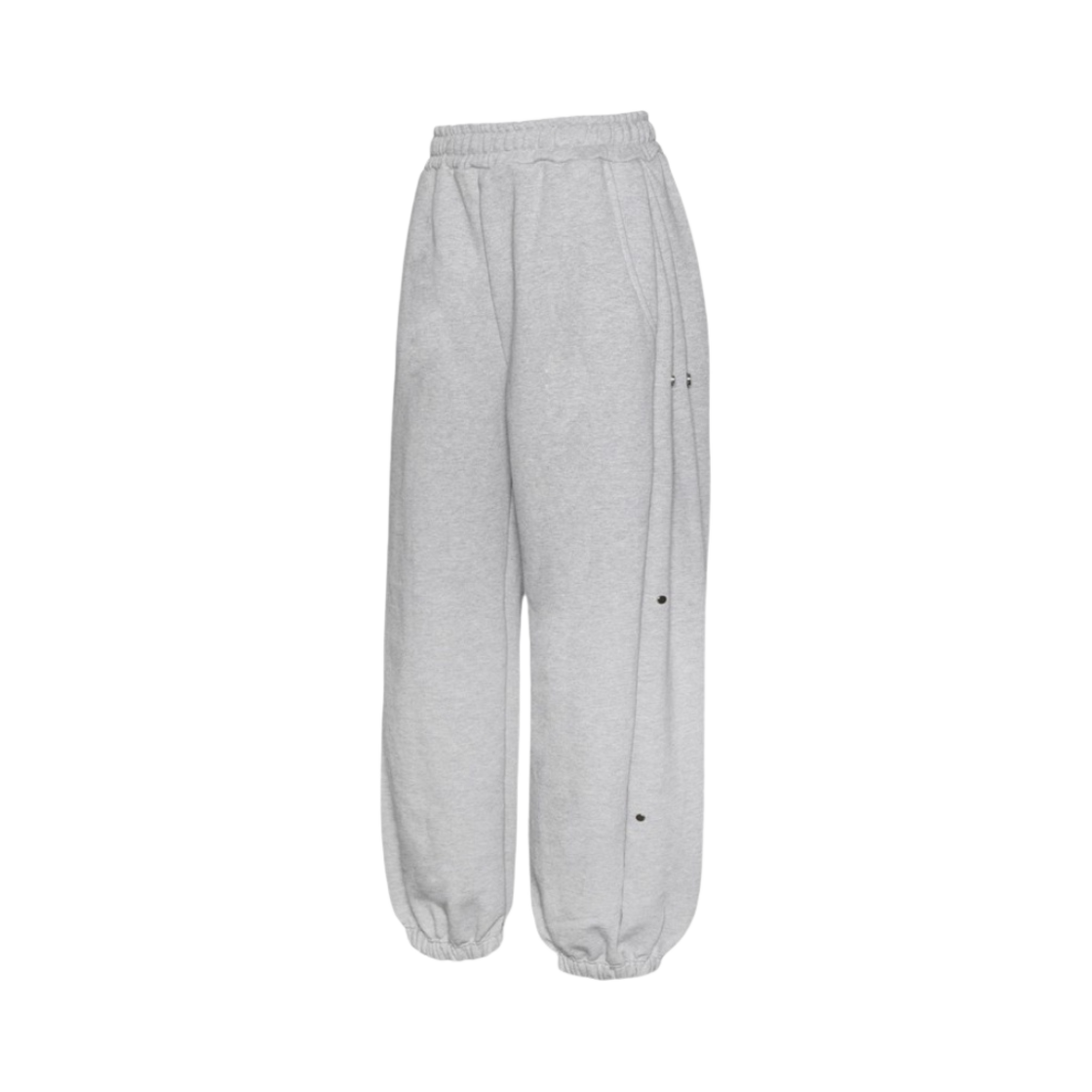엠제이디 사이드 스냅 와이드 C/P 헤비 스웨트 팬츠 멜란지 그레이(MJD Side Snap Wide C/P Heavy Sweat Pants Melange Grey)