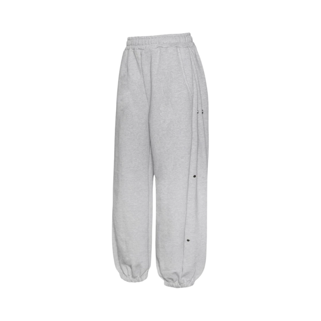 MJD MJD Side Snap Wide C/P Heavy Sweat Pants Melange Grey · S