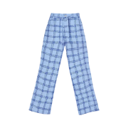 Uniqlo x Marni Easy Wide Fit Pants Plaid Blue