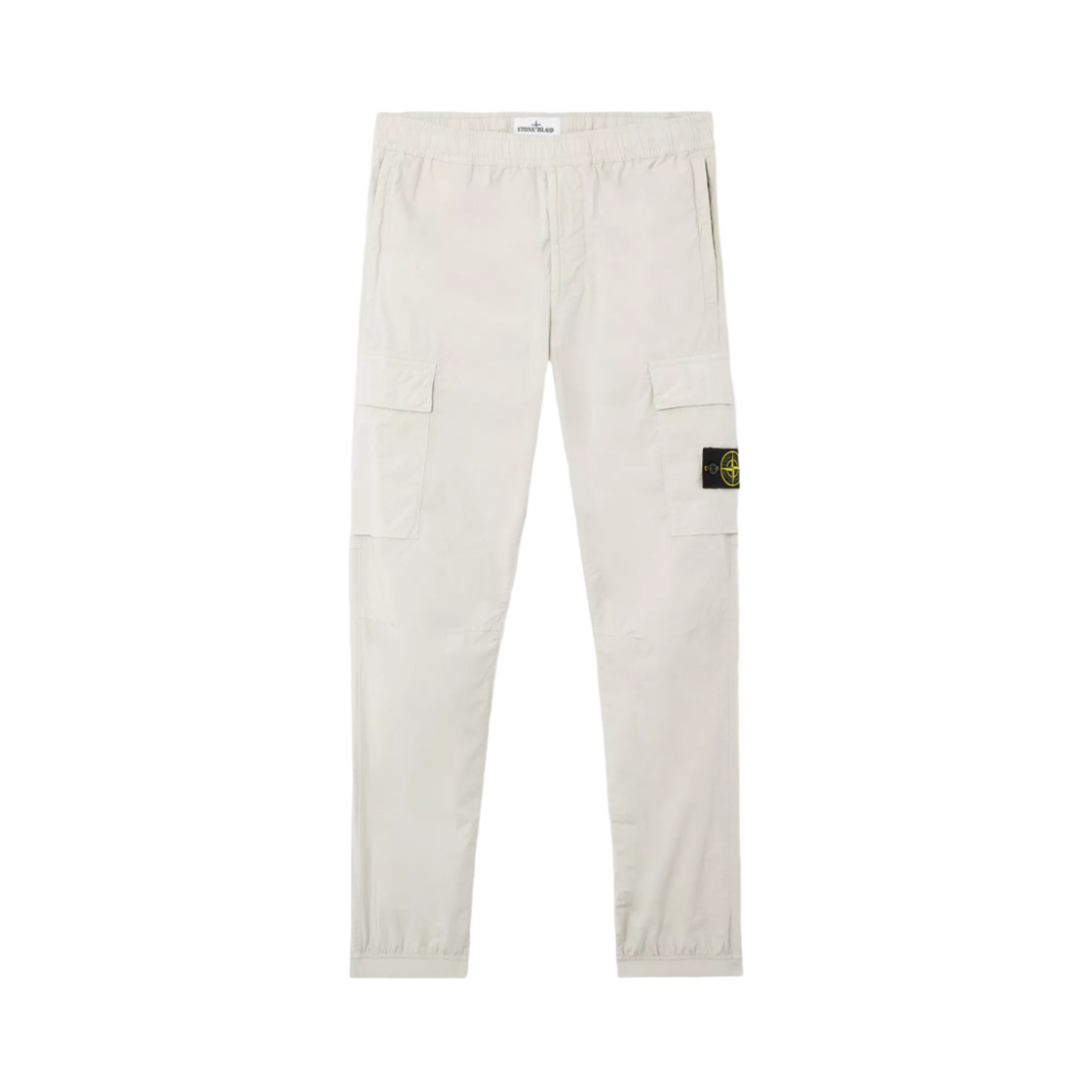 K1S1531000-31S0003-V0095 Stone Island 3100031 Stretch Cotton Tela Paracadute Regular Tapered-Fit Cargo Pants with Zipper Pockets Sand - 25SS