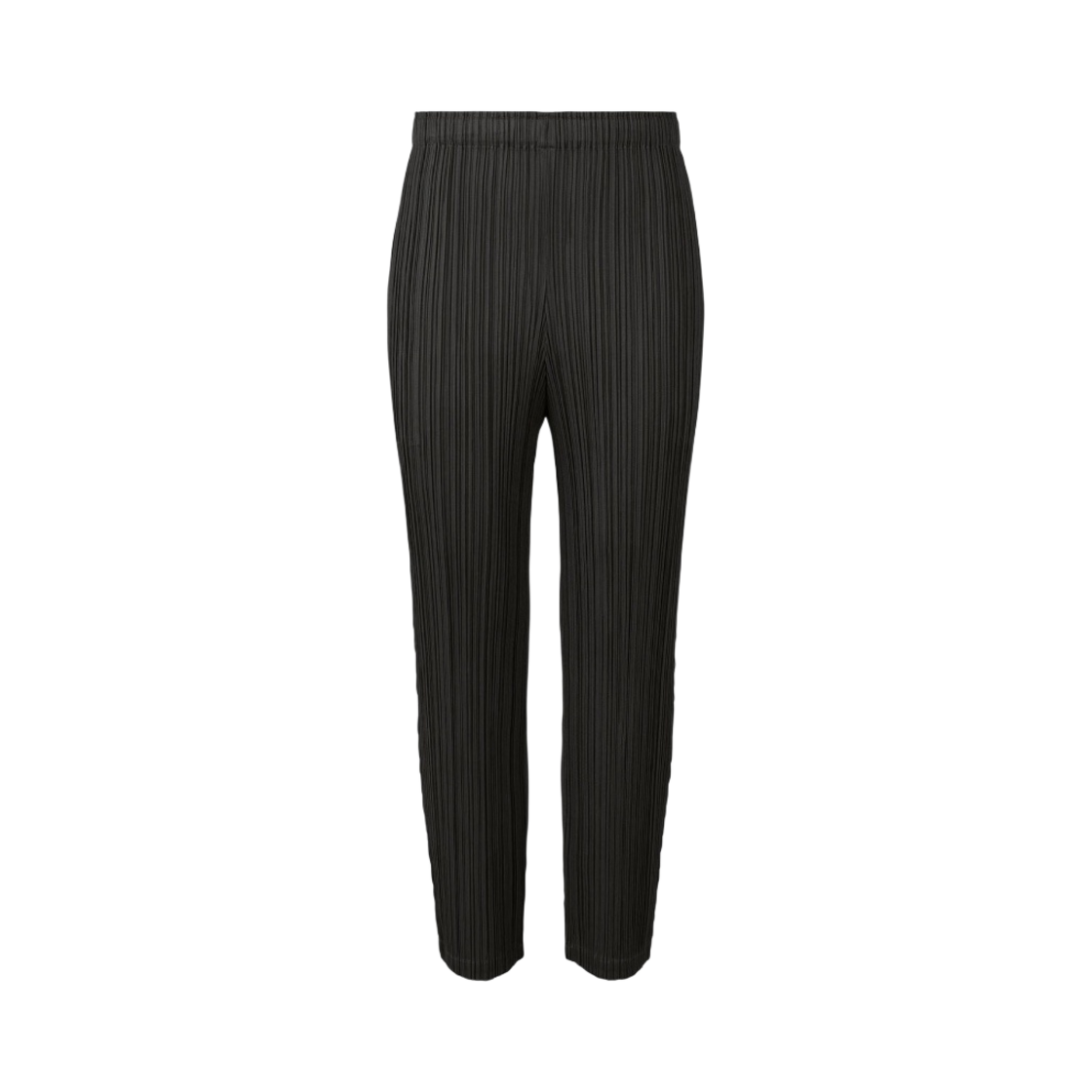 (W) 플리츠 플리즈 이세이 미야케 칼라 팬츠 블랙((W) Pleats Please Issey Miyake Calla Pants Black) - 1