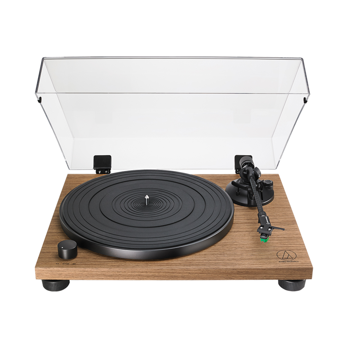 오디오테크니카 AT-LPW40WN 우드 수동 벨트 드라이브 턴테이블(Audio-Technica AT-LPW40WN Fully Manual Belt-Drive Turntable)