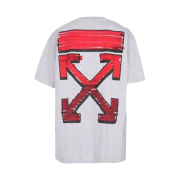 Off-White Marker Over S/S T-Shirt Grey