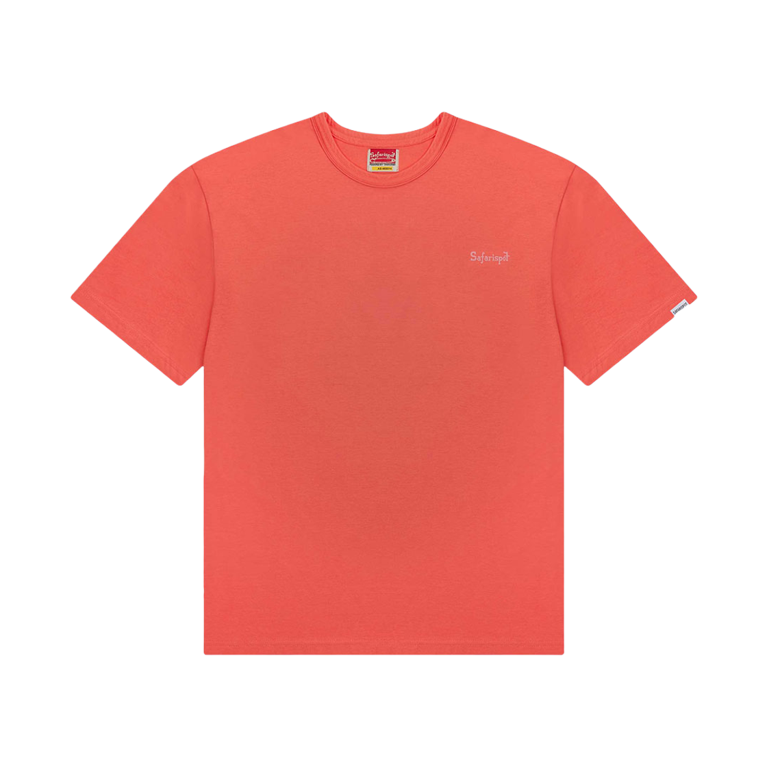 사파리스팟 세이프티 로고 티 코랄