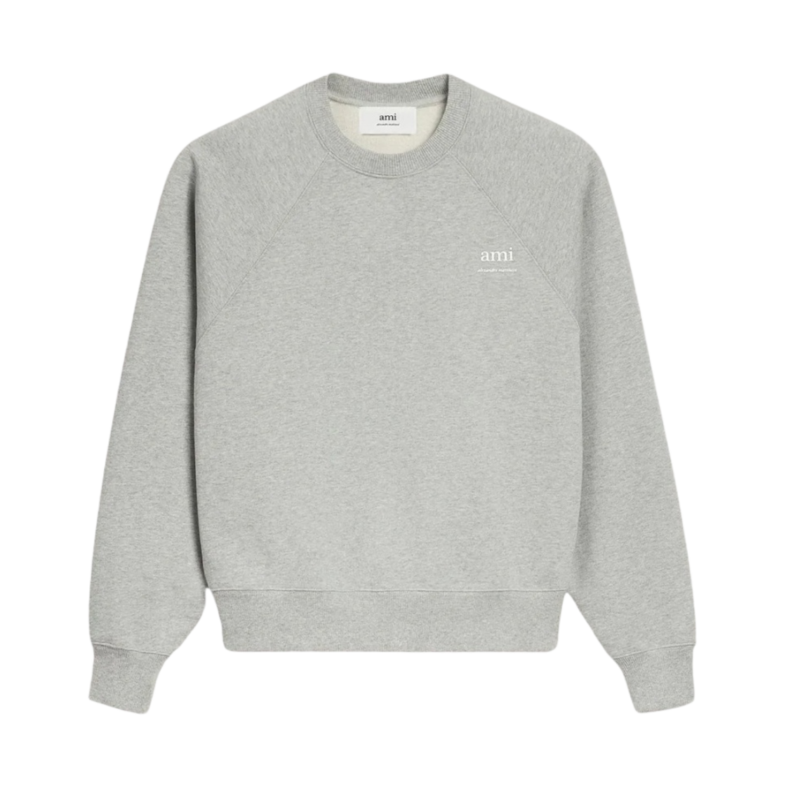USW024-747-0951 AMI Alexandre Mattiussi Sweatshirts Heather Ash Grey