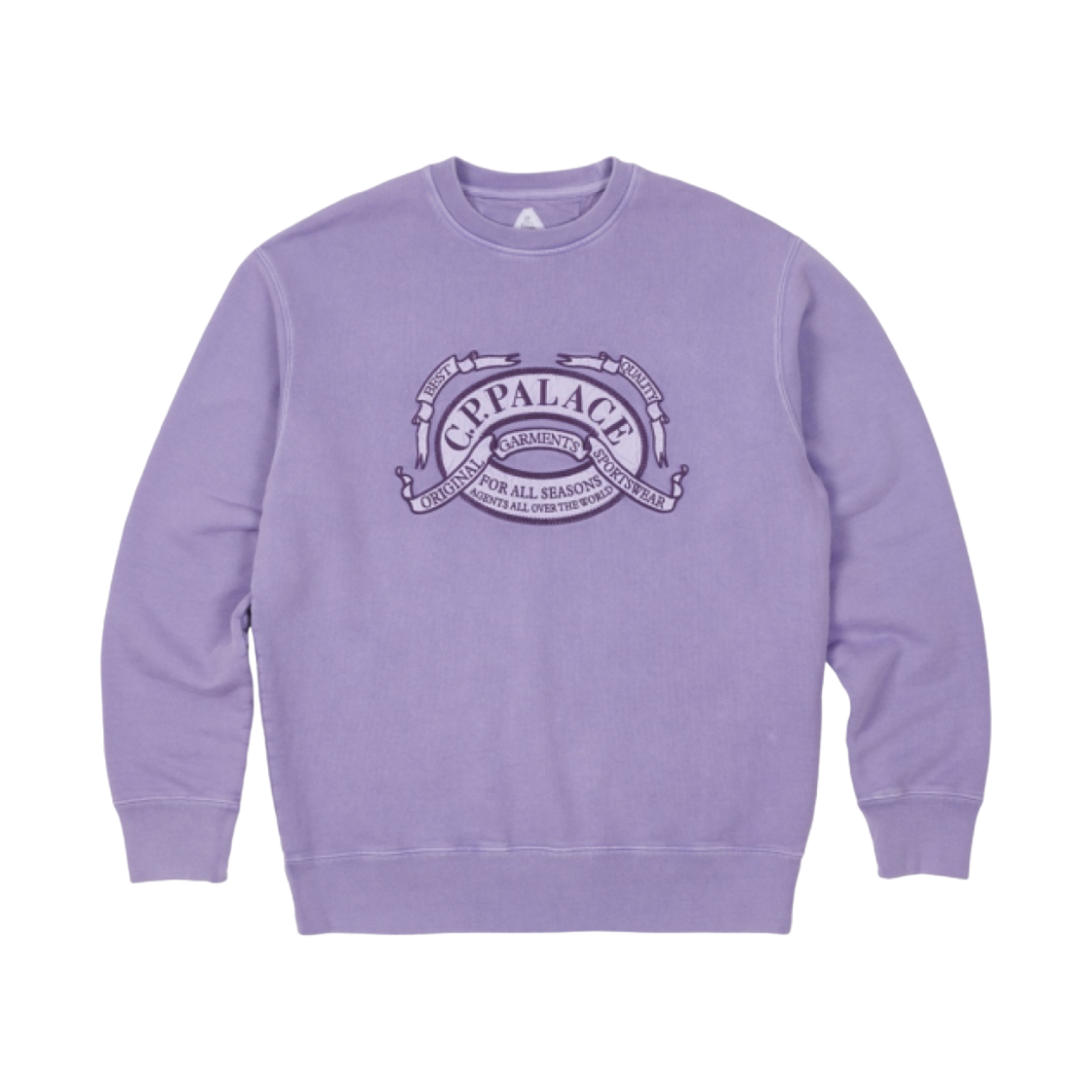 팔라스 x C.P. 컴퍼니 클래식 오버 다이드 크루넥 스웨트셔츠 퍼플 - 22FW(Palace x C.P. Company Classic Over Dyed Crew Sweatshirt Purple - 22FW) - 1