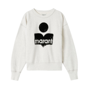(W) Isabel Marant Mobyli Logo Sweatshirt Ecru - 23SS